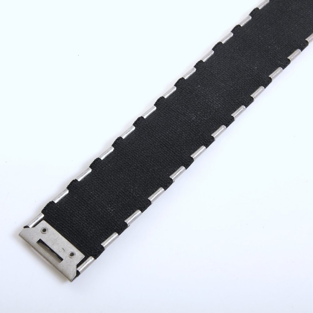 NWOT Silver Metal Scales Belt with Rhinestone Buckle‎ - Picture 5 of 10